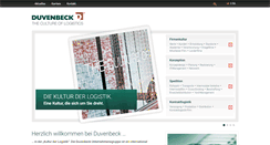 Desktop Screenshot of duvenbeck.de