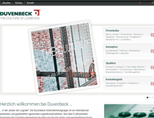Tablet Screenshot of duvenbeck.de